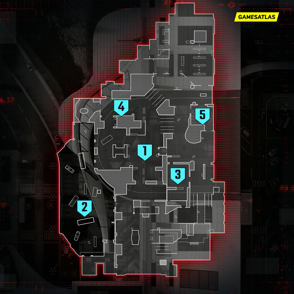 departures map layout mw3 hardpoint rotations