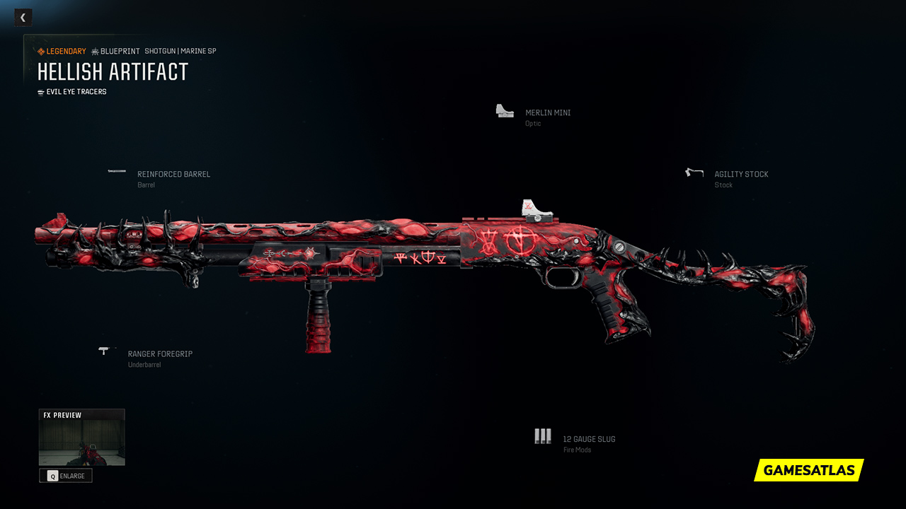 Hellish Artifact - Warzone and Black Ops 6 Blueprint