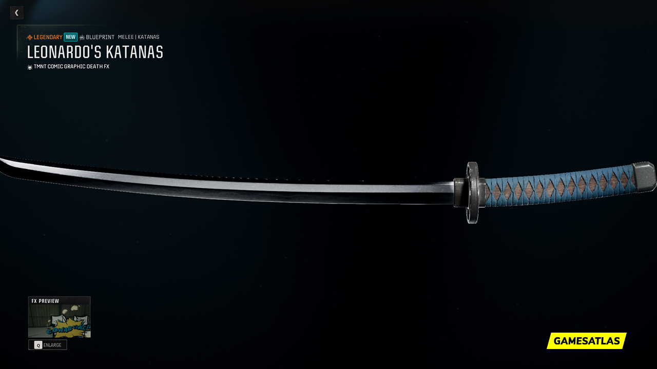 Leonardo's Katanas - Warzone and Black Ops 6 Blueprint