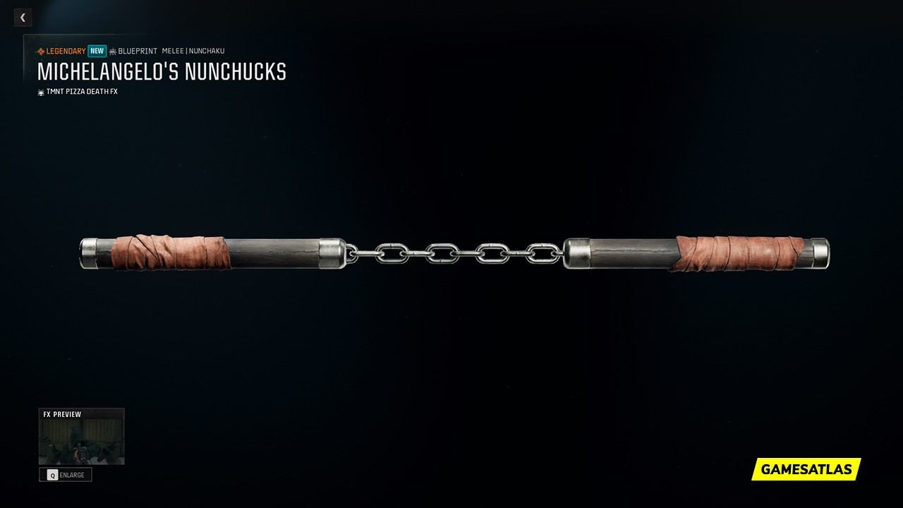 Michelangelo's Nunchucks - Warzone and Black Ops 6 Blueprint