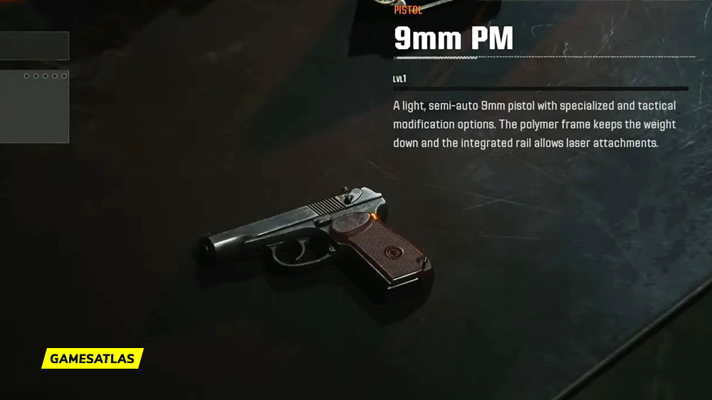 9mm PM - Black Ops 6 Weapon and Blueprints