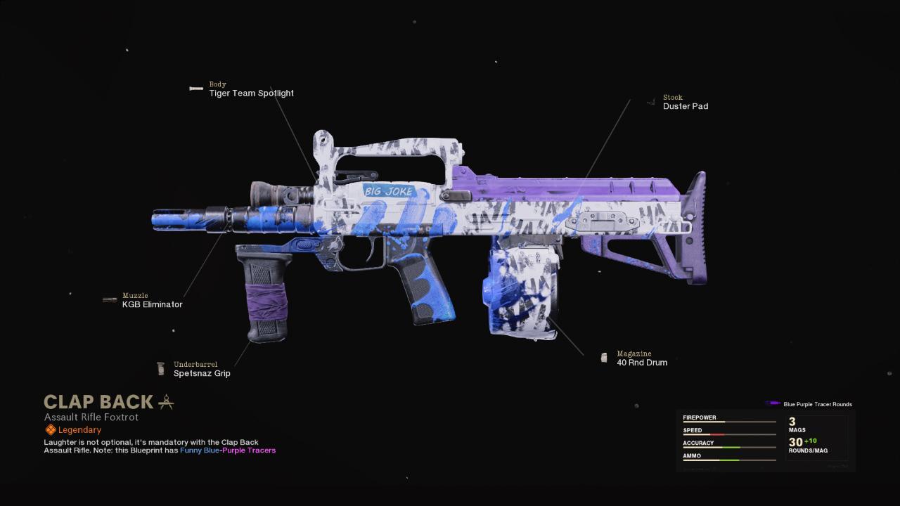 Clap Back - COD Warzone and Black Ops Cold War Weapon Blueprint | Call of Duty