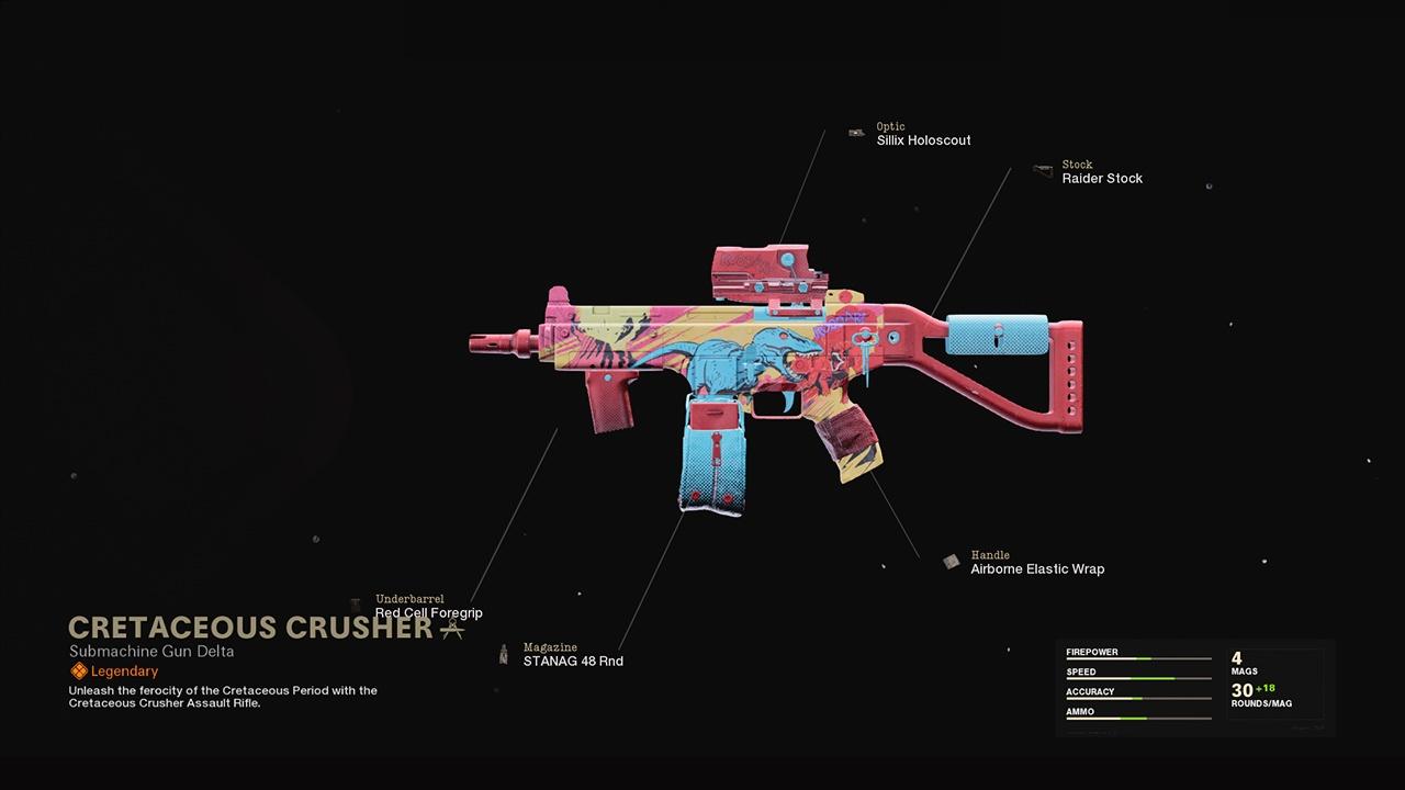 Cretaceous Crusher - COD Warzone and Black Ops Cold War Weapon Blueprint | Call of Duty