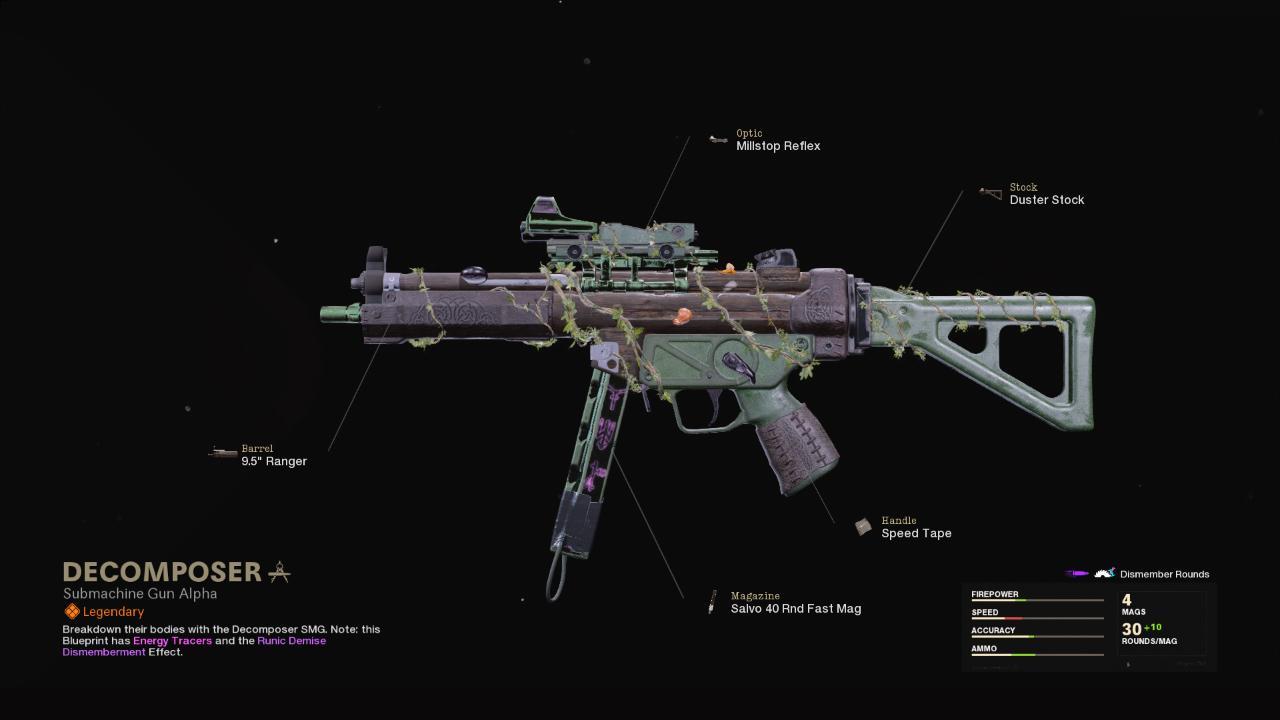 Decomposer - COD Warzone and Black Ops Cold War Weapon Blueprint | Call of Duty