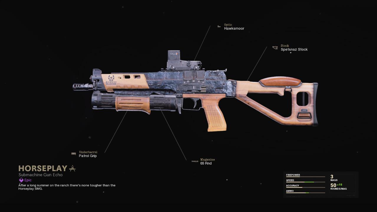 Horseplay - COD Warzone and Black Ops Cold War Weapon Blueprint | Call of Duty