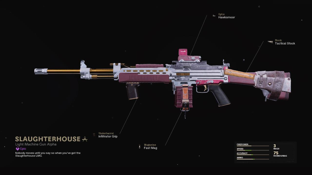 Slaughterhouse - COD Warzone and Black Ops Cold War Weapon Blueprint | Call of Duty