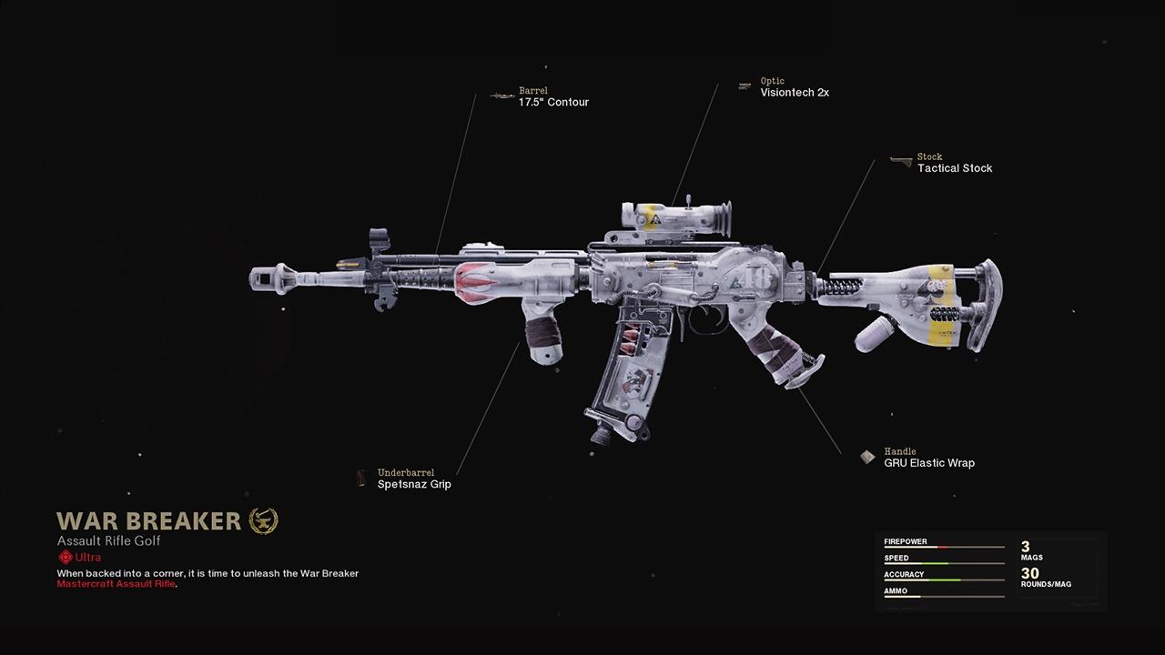 War Breaker - COD Warzone and Black Ops Cold War Weapon Blueprint | Call of Duty