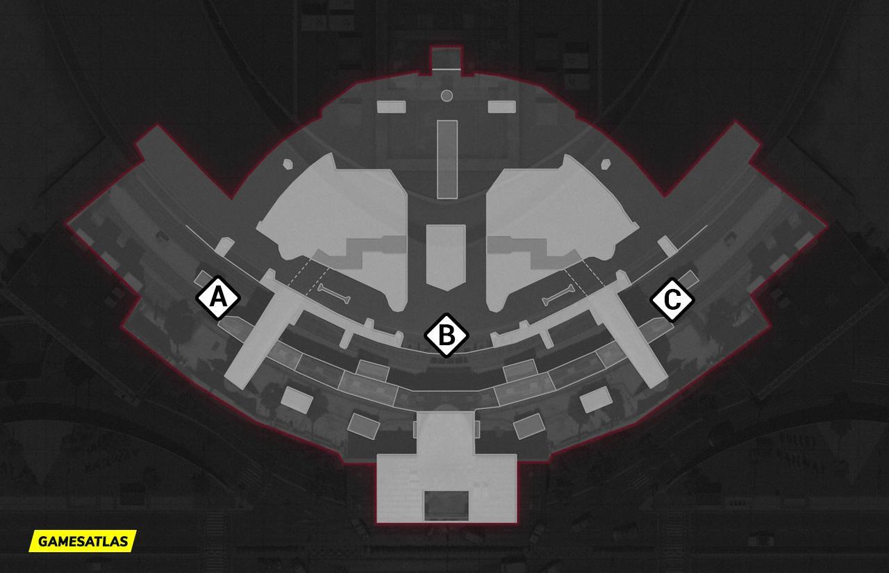 Express COD Cold War Map Domination Flags