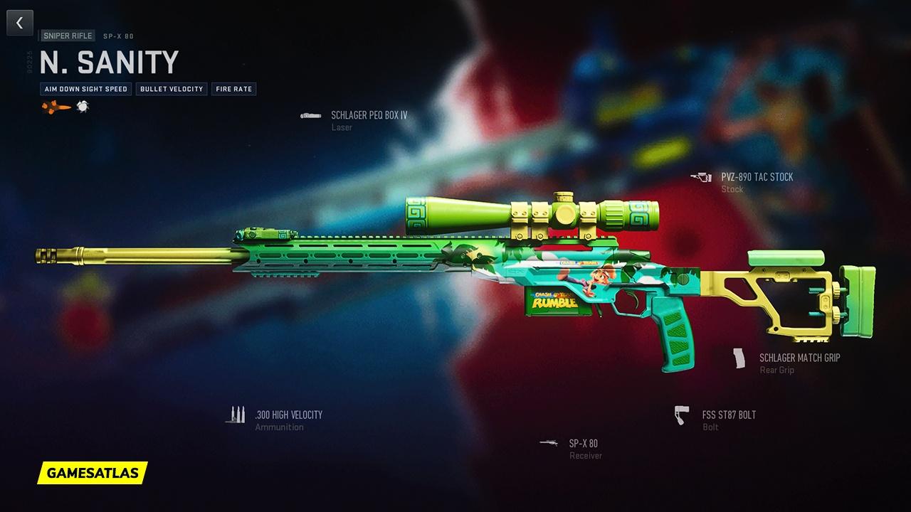 N. Sanity - Warzone and Modern Warfare 2 Blueprint