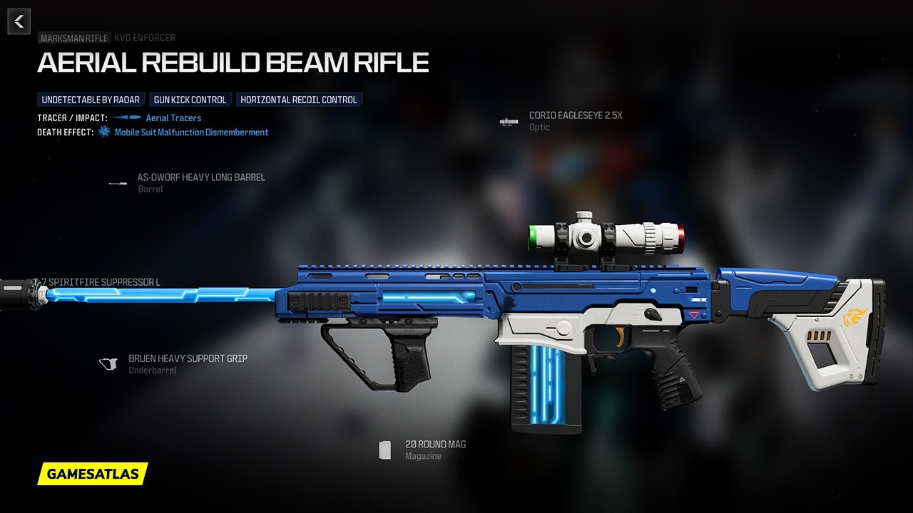 Aerial Rebuild Beam Rifle - Warzone and Modern Warfare 3 Blueprint