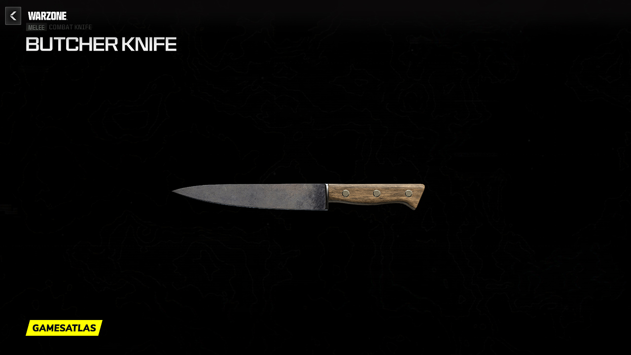 Butcher Knife - Warzone and Modern Warfare 2 Blueprint