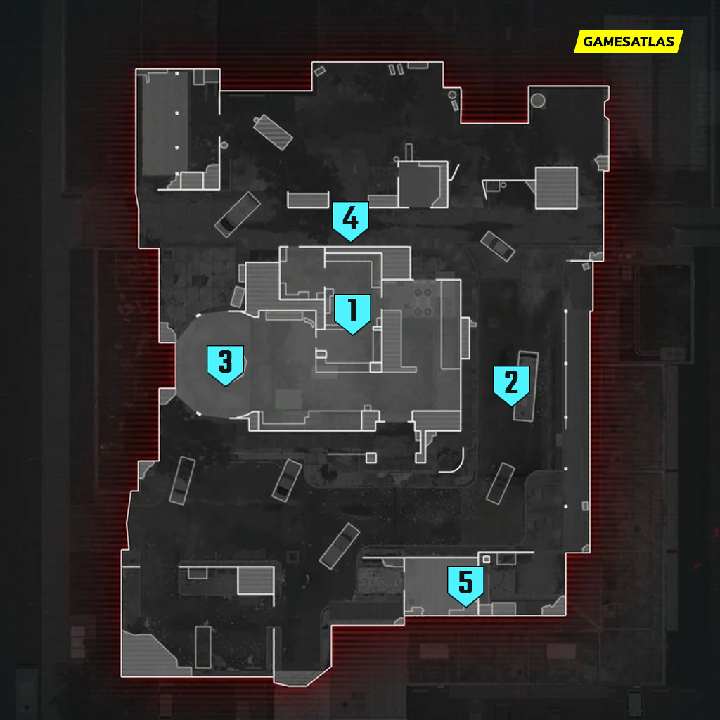 drive thru map layout mw3 hardpoint rotations