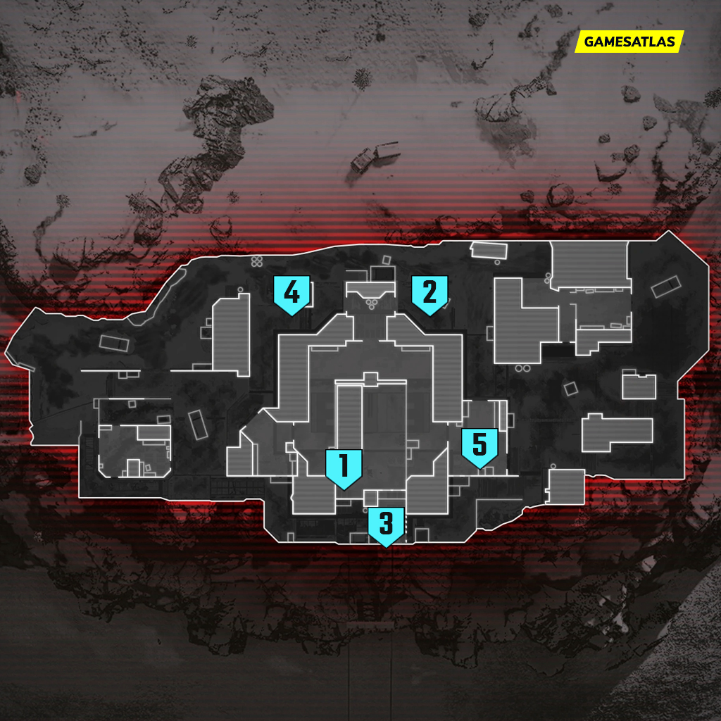 incline map layout mw3 hardpoint rotations