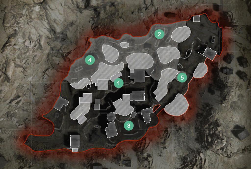 AzhirCave Map Headquarters Hardpoint Rotations