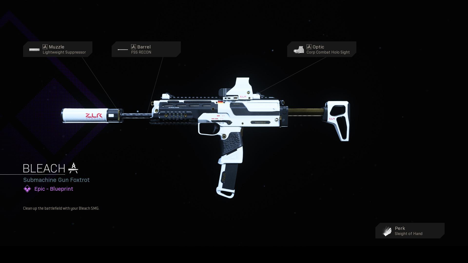 Bleach - COD Warzone and Modern Warfare Weapon Blueprint | Call of Duty