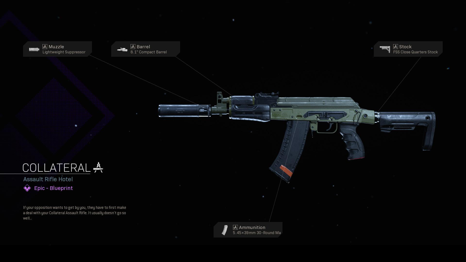 Collateral Cod Warzone Modern Warfare Weapon Blueprint Call Of Duty