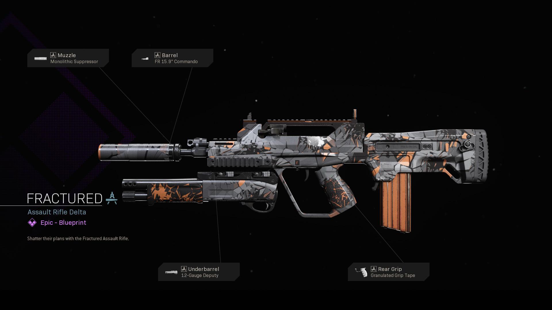 Fractured - COD Warzone and Modern Warfare Weapon Blueprint | Call of Duty