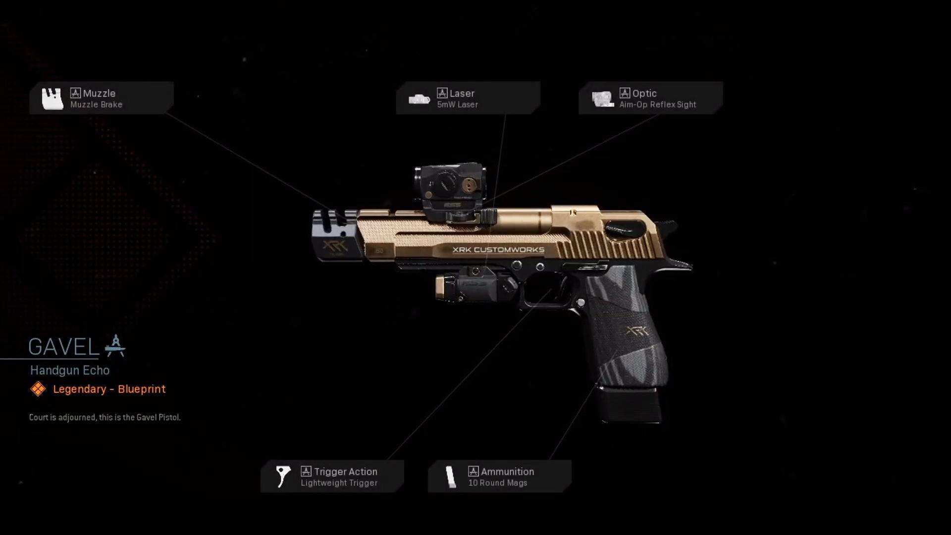 Gavel - COD Warzone and Modern Warfare Weapon Blueprint | Call of Duty