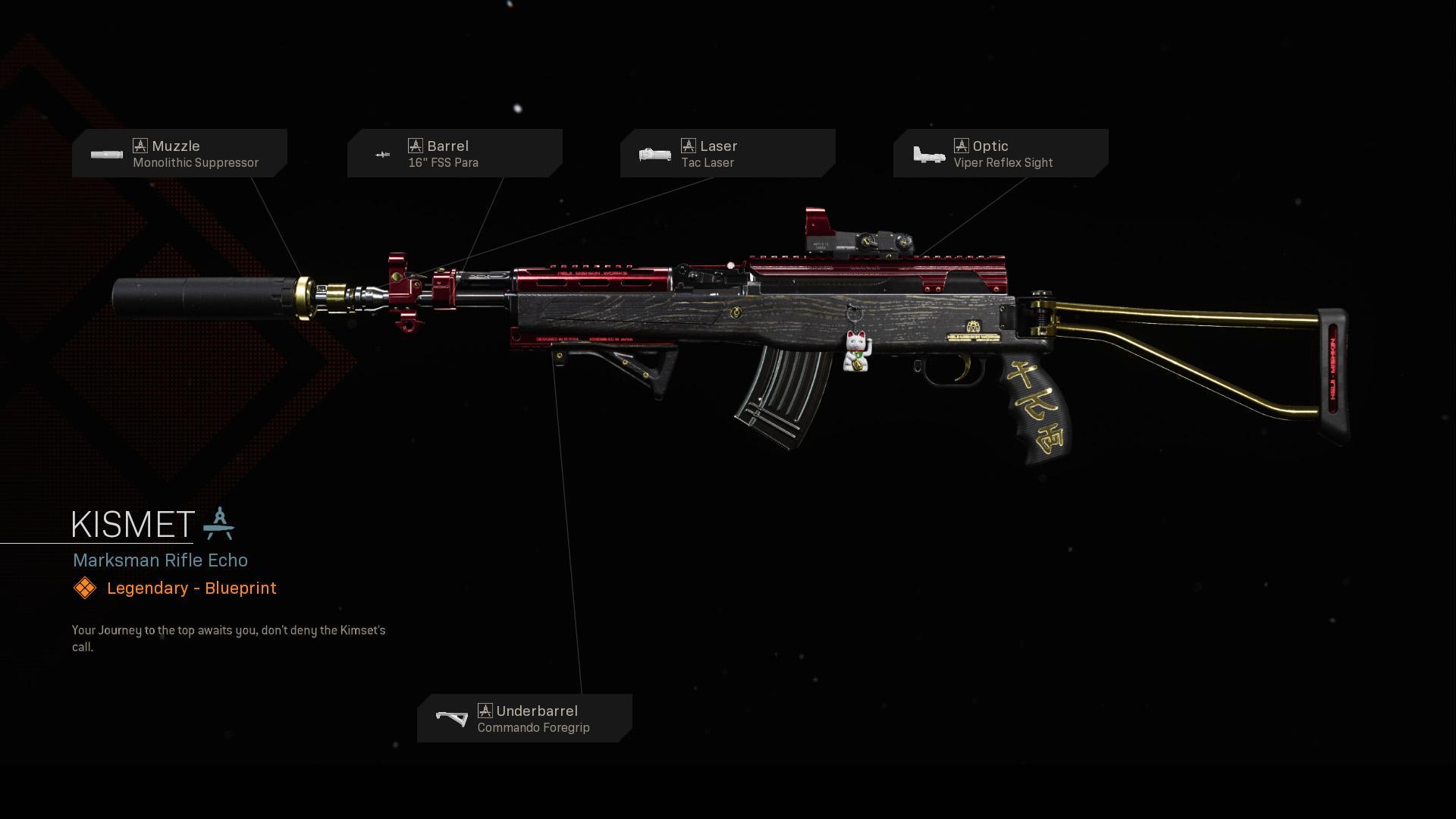 Kismet - COD Warzone and Modern Warfare Weapon Blueprint | Call of Duty