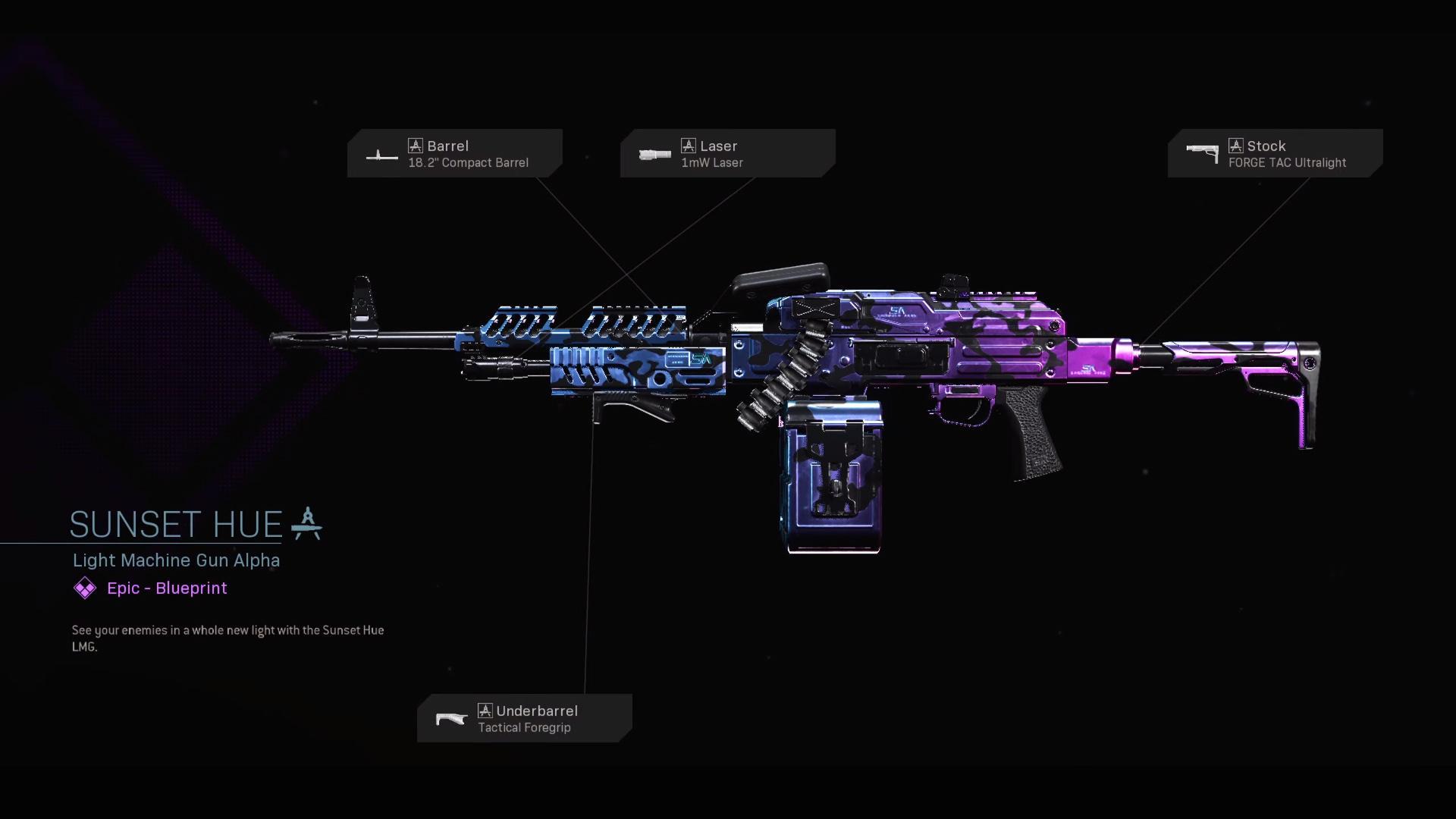 Sunset Hue - COD Warzone and Modern Warfare Weapon Blueprint | Call of Duty