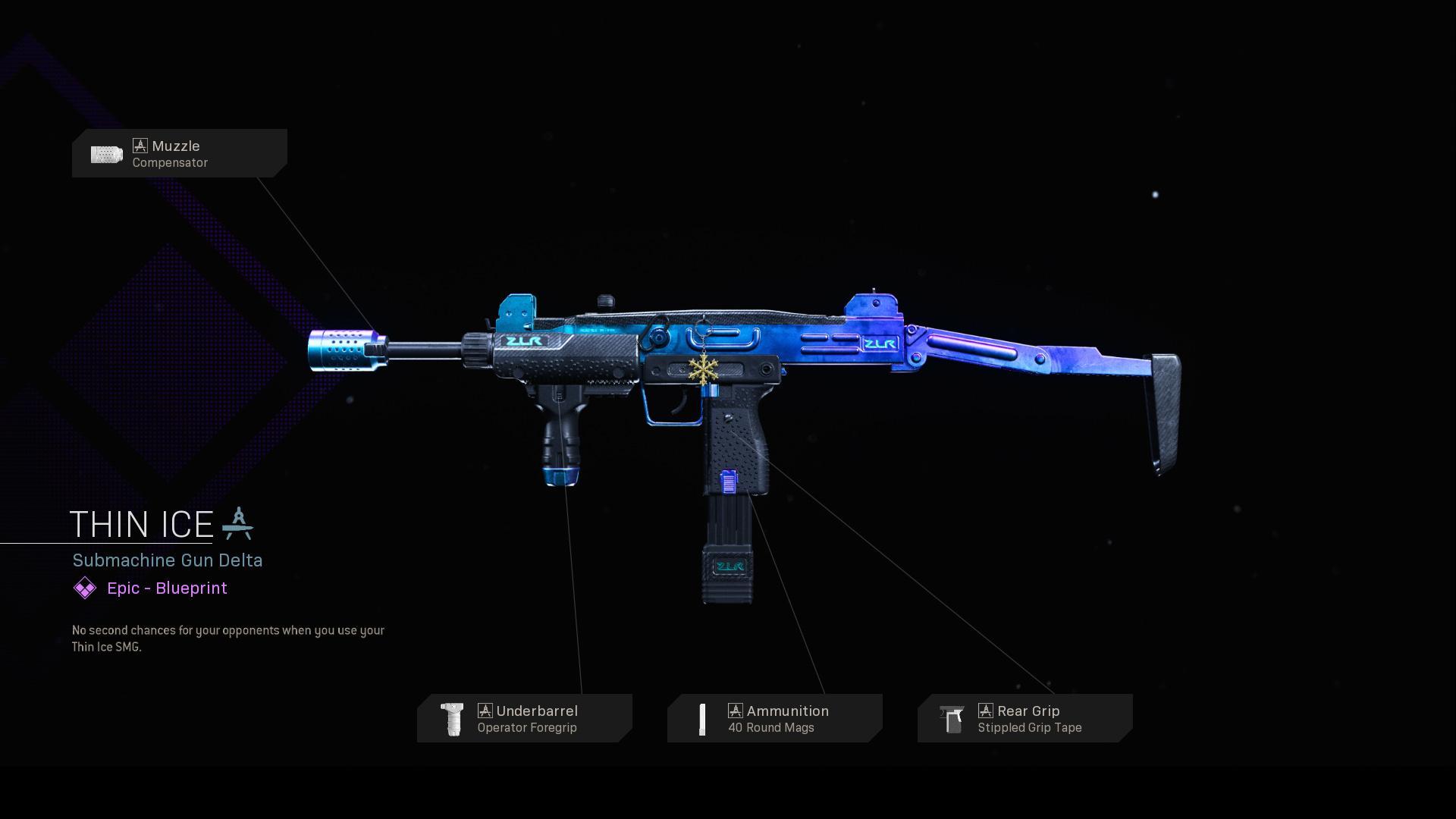 Thin Ice - COD Warzone and Modern Warfare Weapon Blueprint | Call of Duty