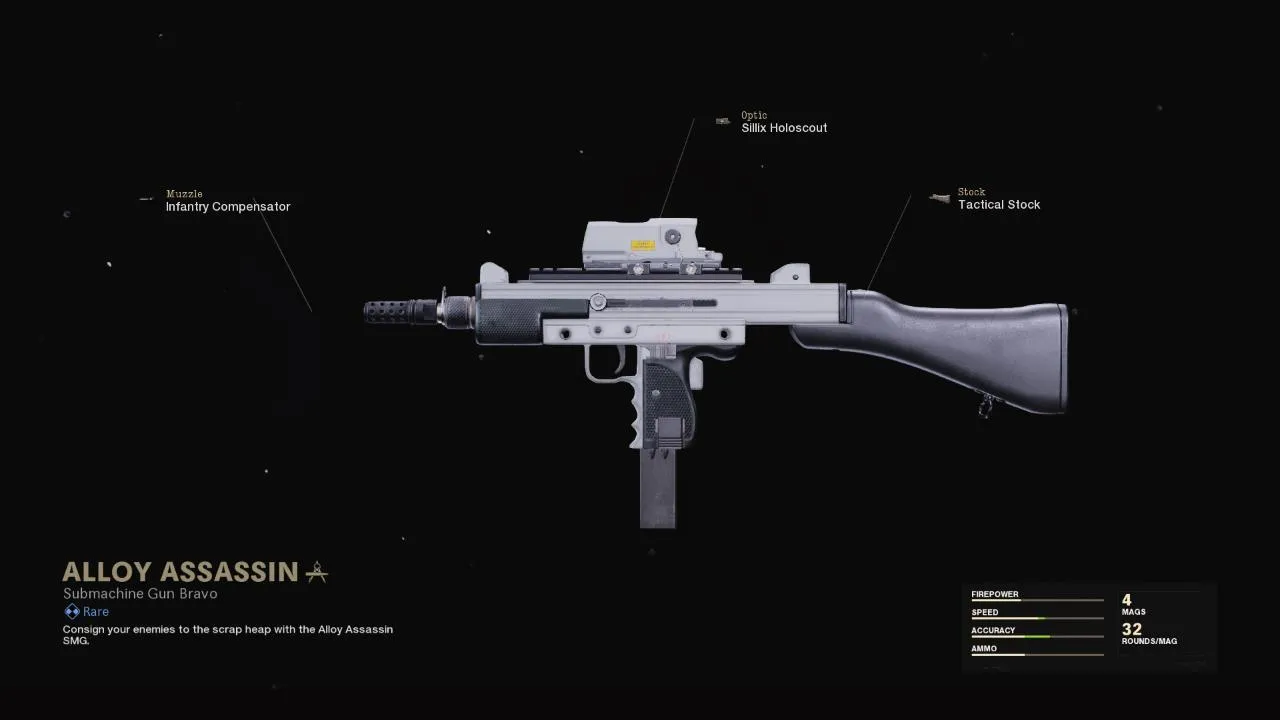 Alloy Assassin - COD Warzone and Black Ops Cold War Weapon Blueprint | Call of Duty