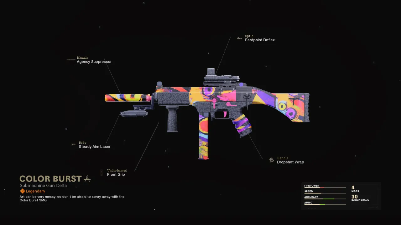 Color Burst - COD Warzone and Black Ops Cold War Weapon Blueprint | Call of Duty