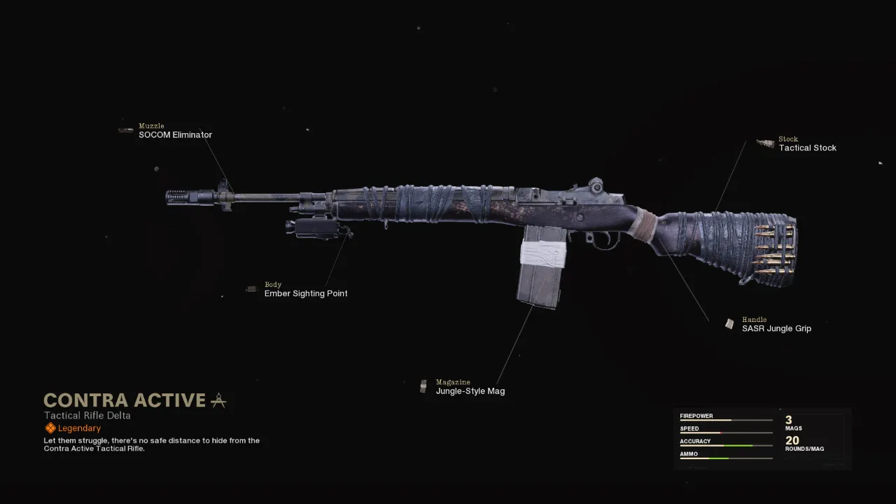 Contra Active - COD Warzone and Black Ops Cold War Weapon Blueprint | Call of Duty