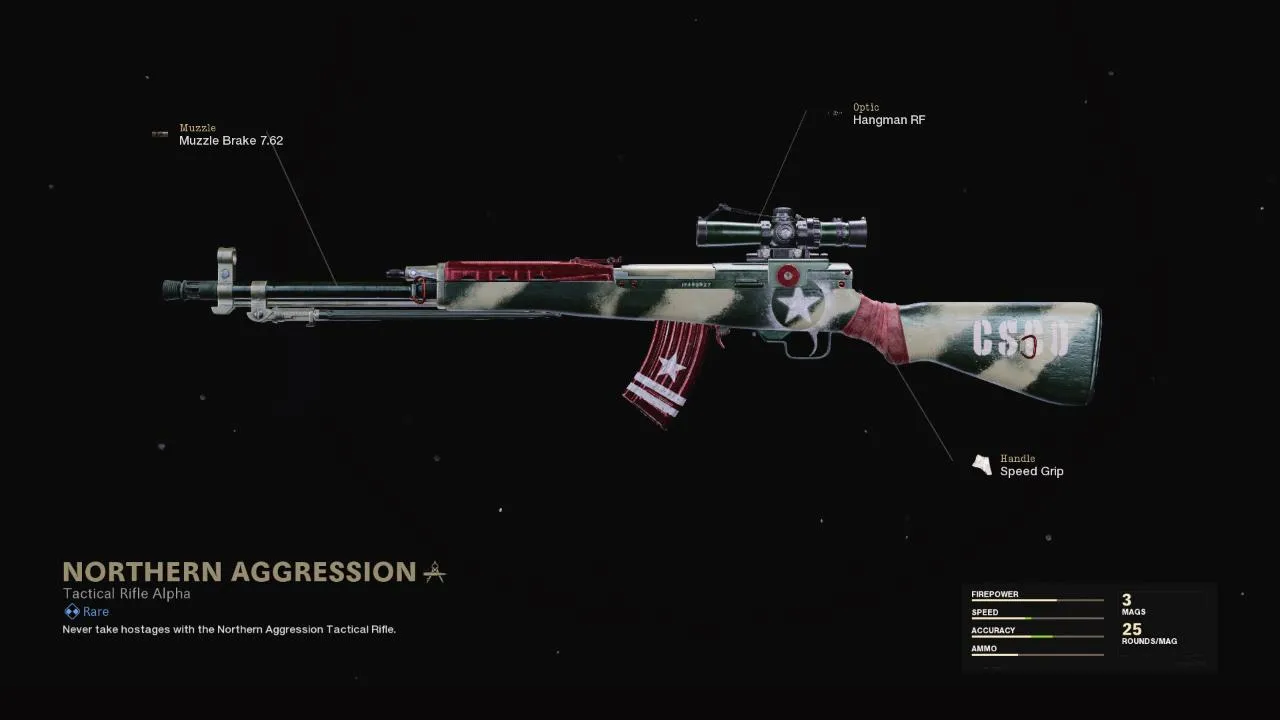 Northern Aggression - COD Warzone and Black Ops Cold War Weapon Blueprint | Call of Duty