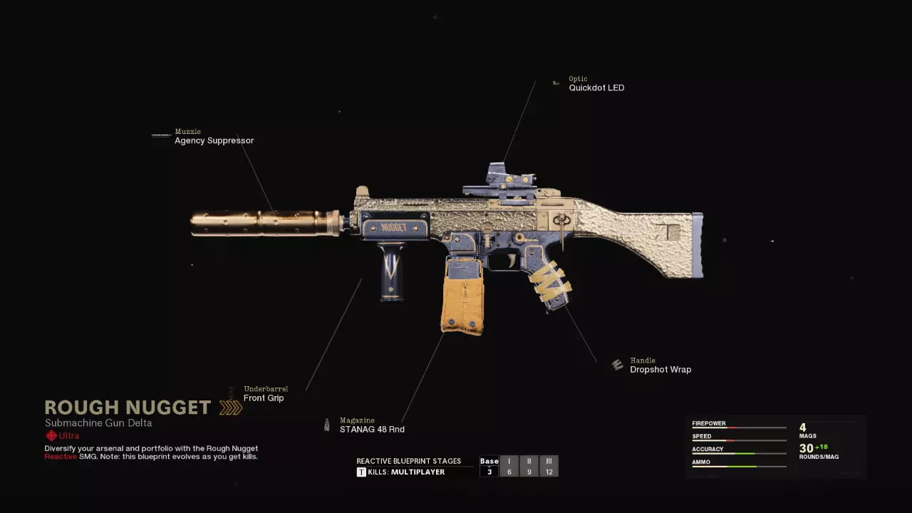 Rough Nugget - COD Warzone and Black Ops Cold War Weapon Blueprint | Call of Duty