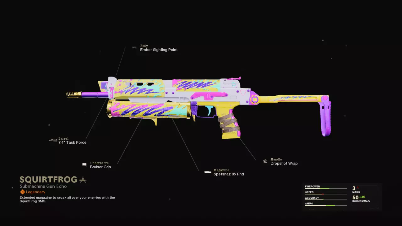 SquirtFrog - COD Warzone and Black Ops Cold War Weapon Blueprint | Call of Duty