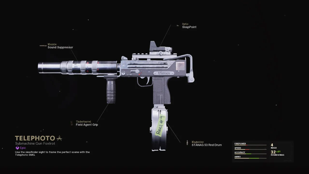 Telephoto - COD Warzone and Black Ops Cold War Weapon Blueprint | Call of Duty