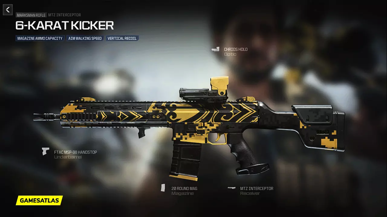 6-Karat Kicker - Warzone and Modern Warfare 3 Blueprint