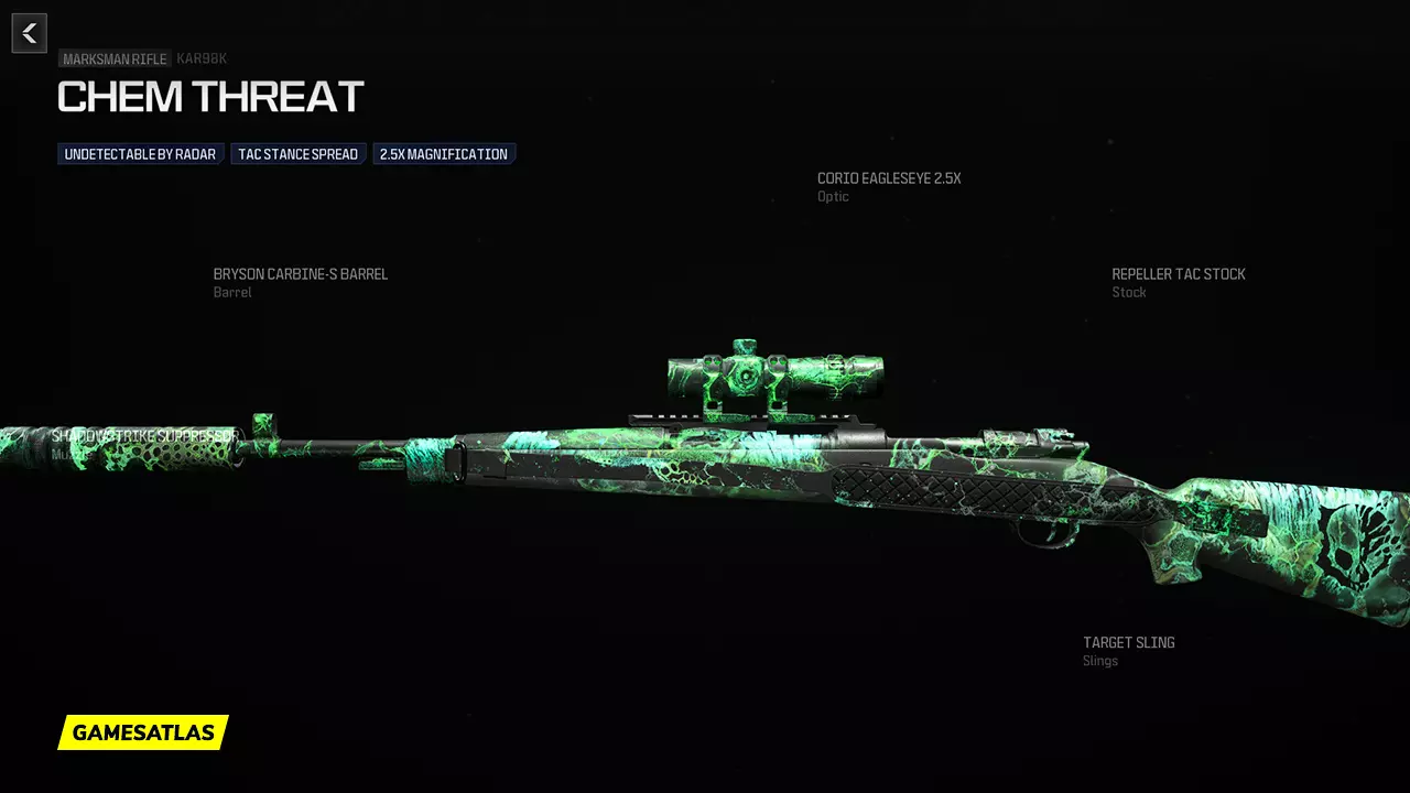 Chem Threat - Warzone and Modern Warfare 3 Blueprint