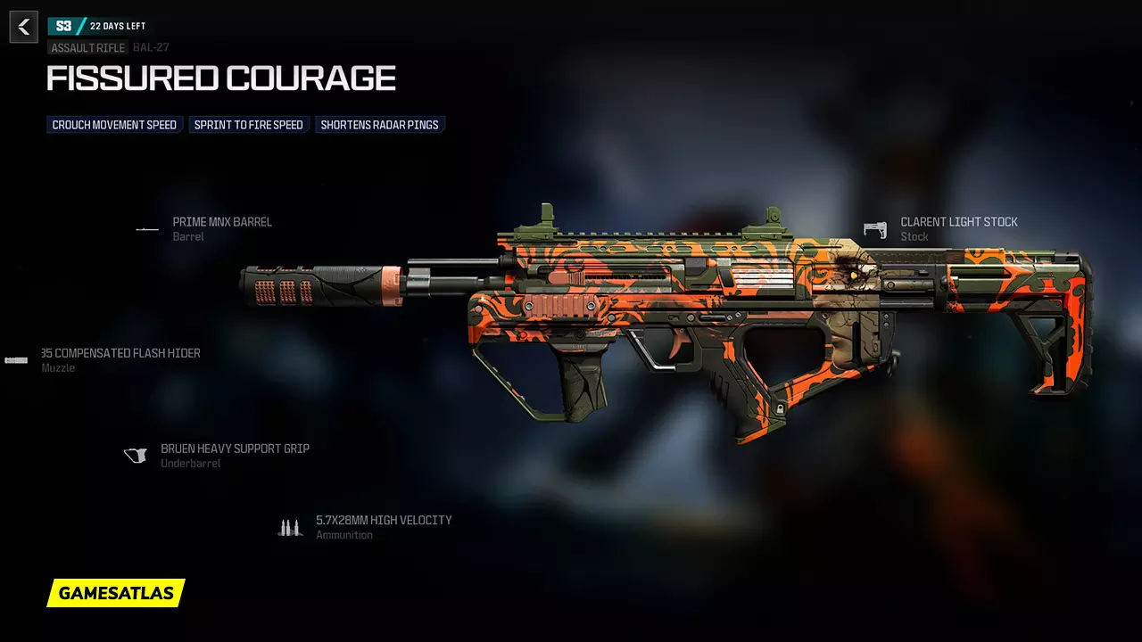 Fissured Courage - Warzone and Modern Warfare 3 Blueprint