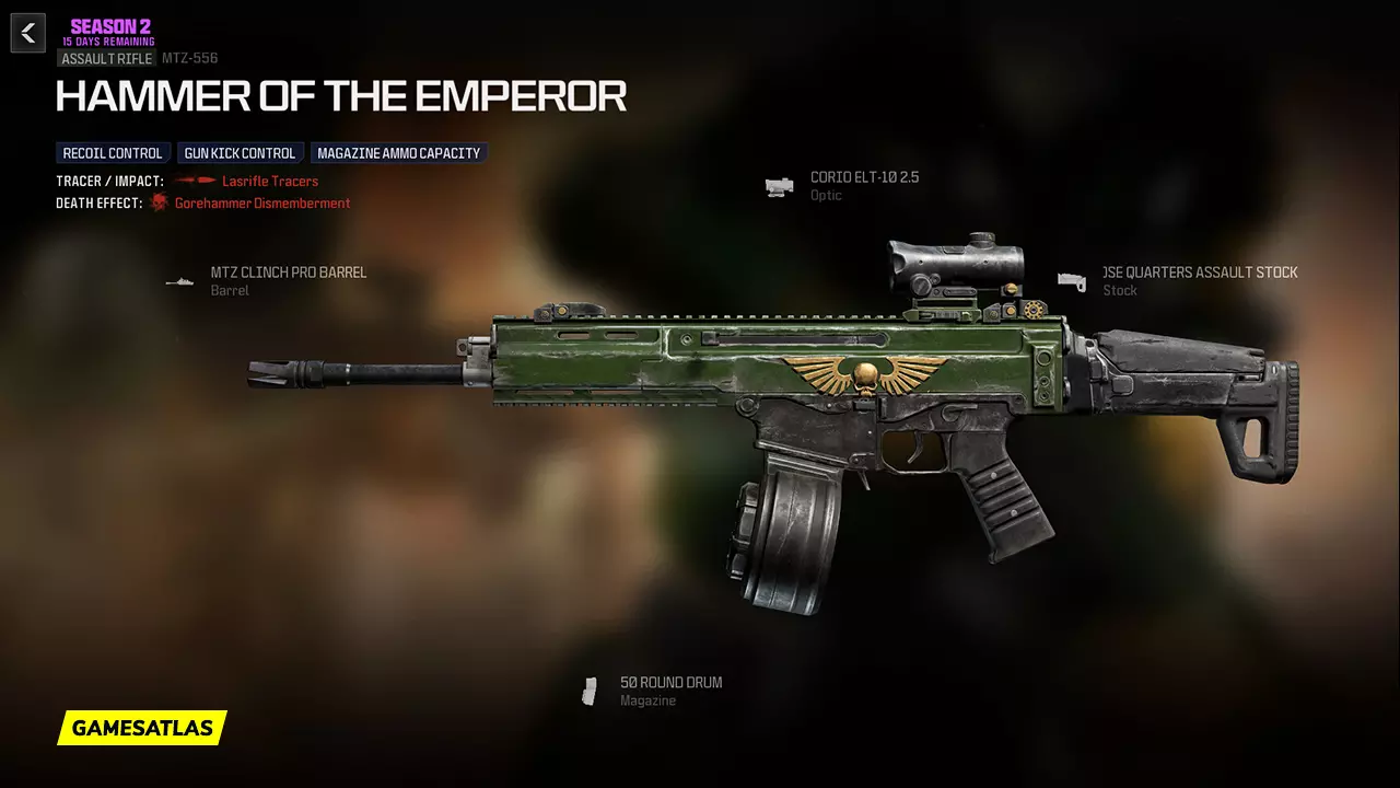 Hammer Of The Emperor - Warzone and Modern Warfare 3 Blueprint