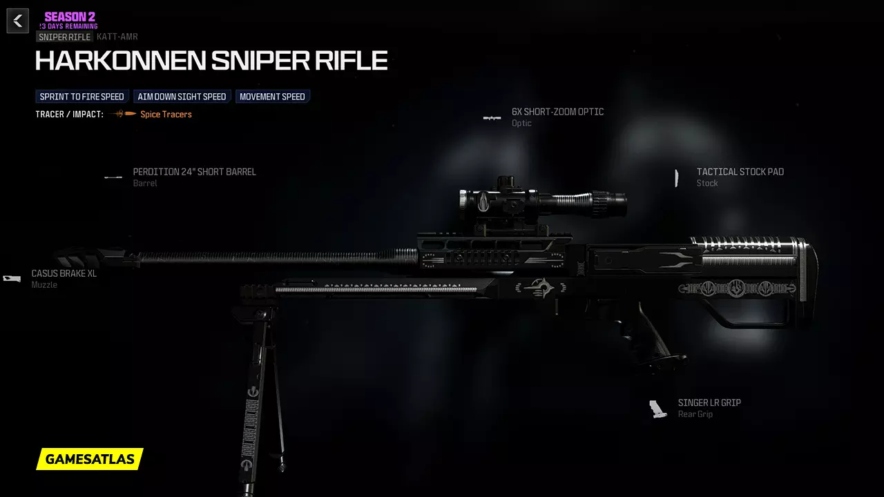 Harkonnen Sniper Rifle - Warzone and Modern Warfare 3 Blueprint