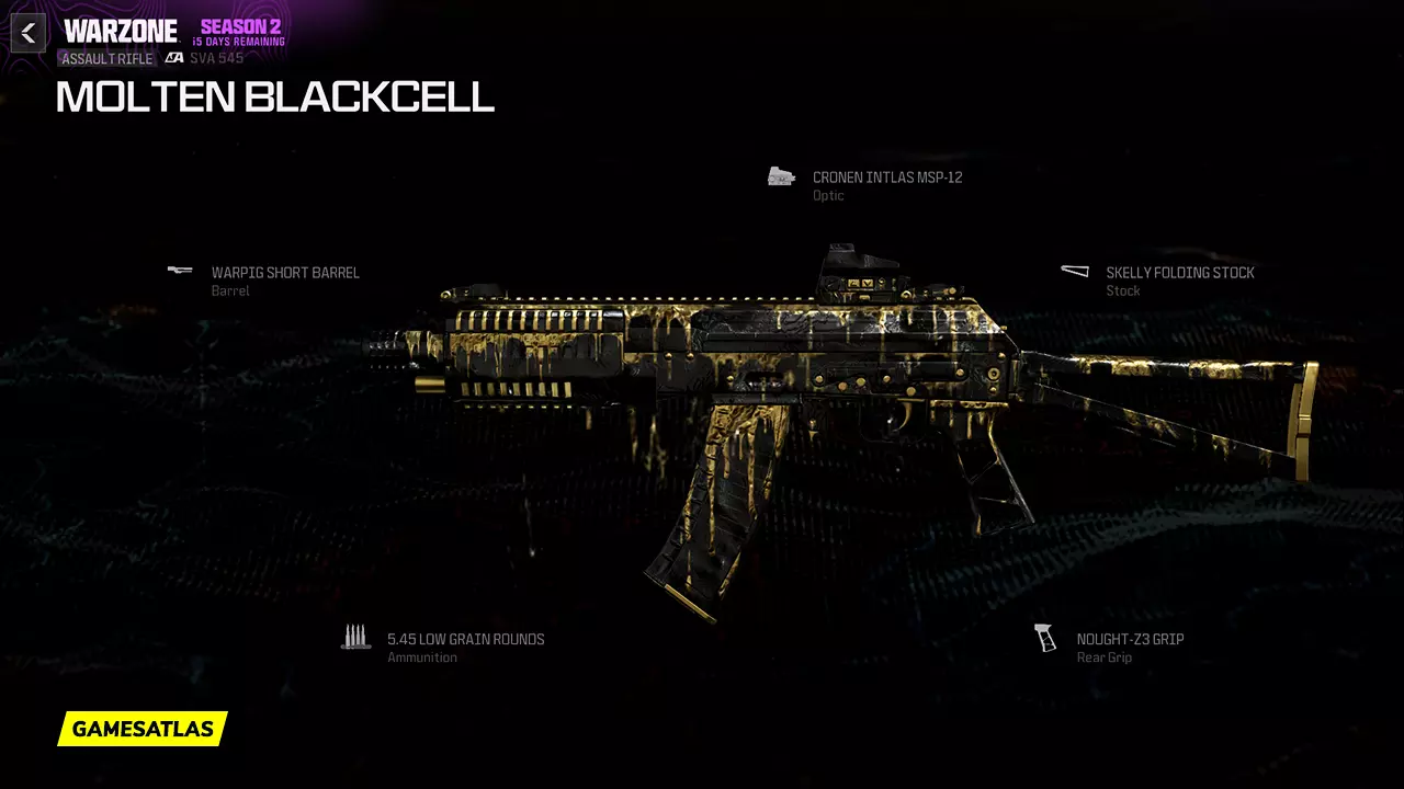 Molten Blackcell - Warzone and Modern Warfare 3 Blueprint