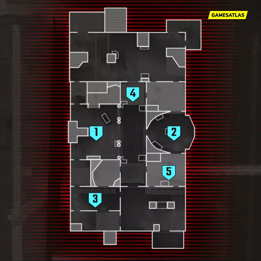 das haus layout mw3 hardpoint rotations