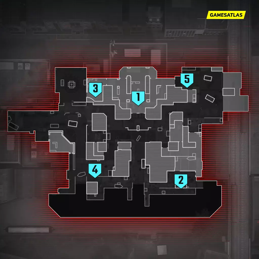 grime map layout mw3 hardpoint rotations